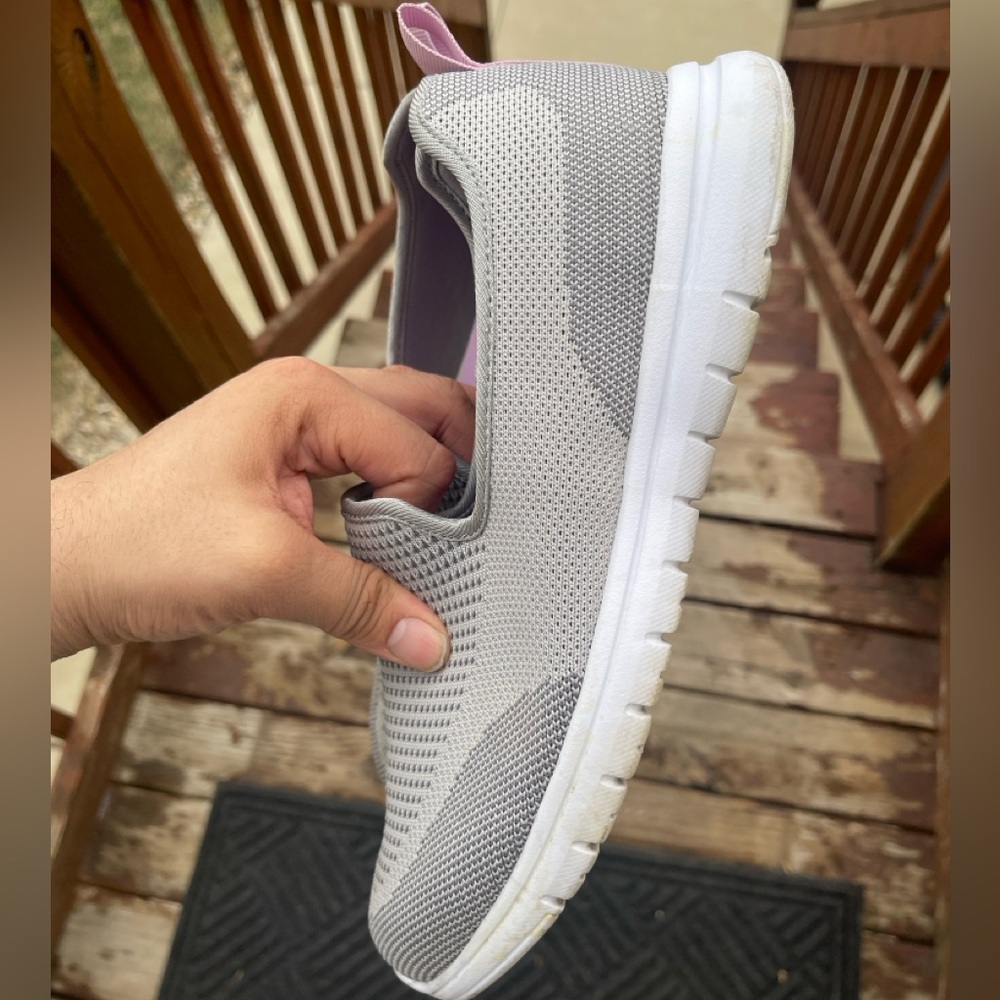 Cranes ortho Memory foam Gray Slip-On Sneakers